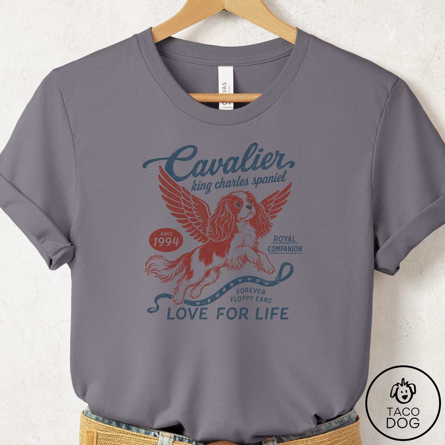 Cavalier King Charles Spaniel Supply T-Shirt Storm Taco-Dog