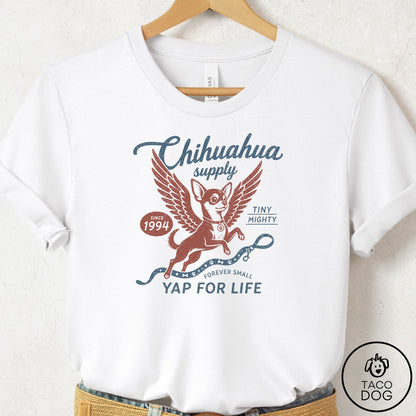 Chihuahua Supply T-Shirt White Taco-Dog