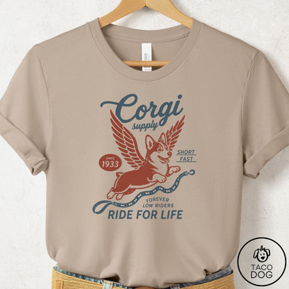Corgi Supply T-Shirt Tan Taco-Dog