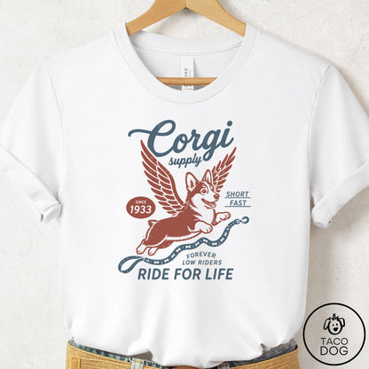 Corgi Supply T-Shirt White Taco-Dog