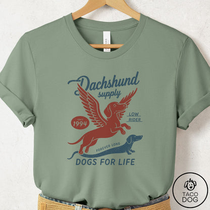 Dachshund Supply T-Shirt Sage XS Taco-Dog