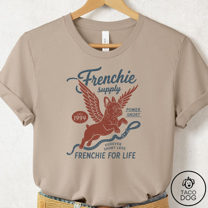 French Bulldog Frenchie Supply T-Shirt Tan Taco-Dog