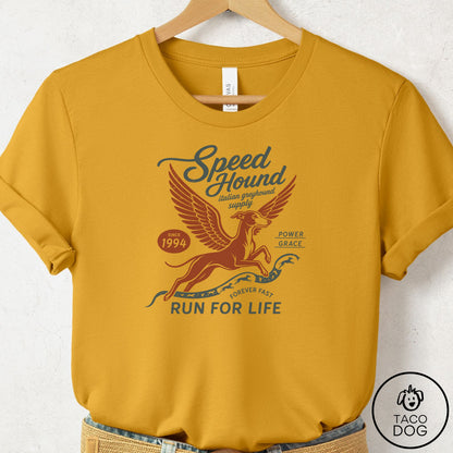 Italian Greyhound Whippet Supply T-Shirt Mustard Taco-Dog