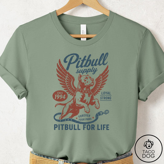 Pitbull Supply T-Shirt Sage Taco-Dog