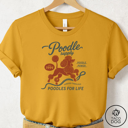 Poodle Supply T-Shirt Mustard Taco-Dog