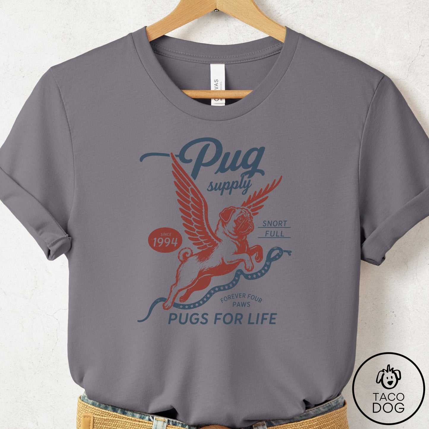 Pug Supply T-Shirt Storm Taco-Dog