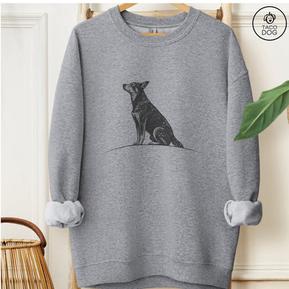 Australian Cattle Dog Tail Wind Sweatshirt