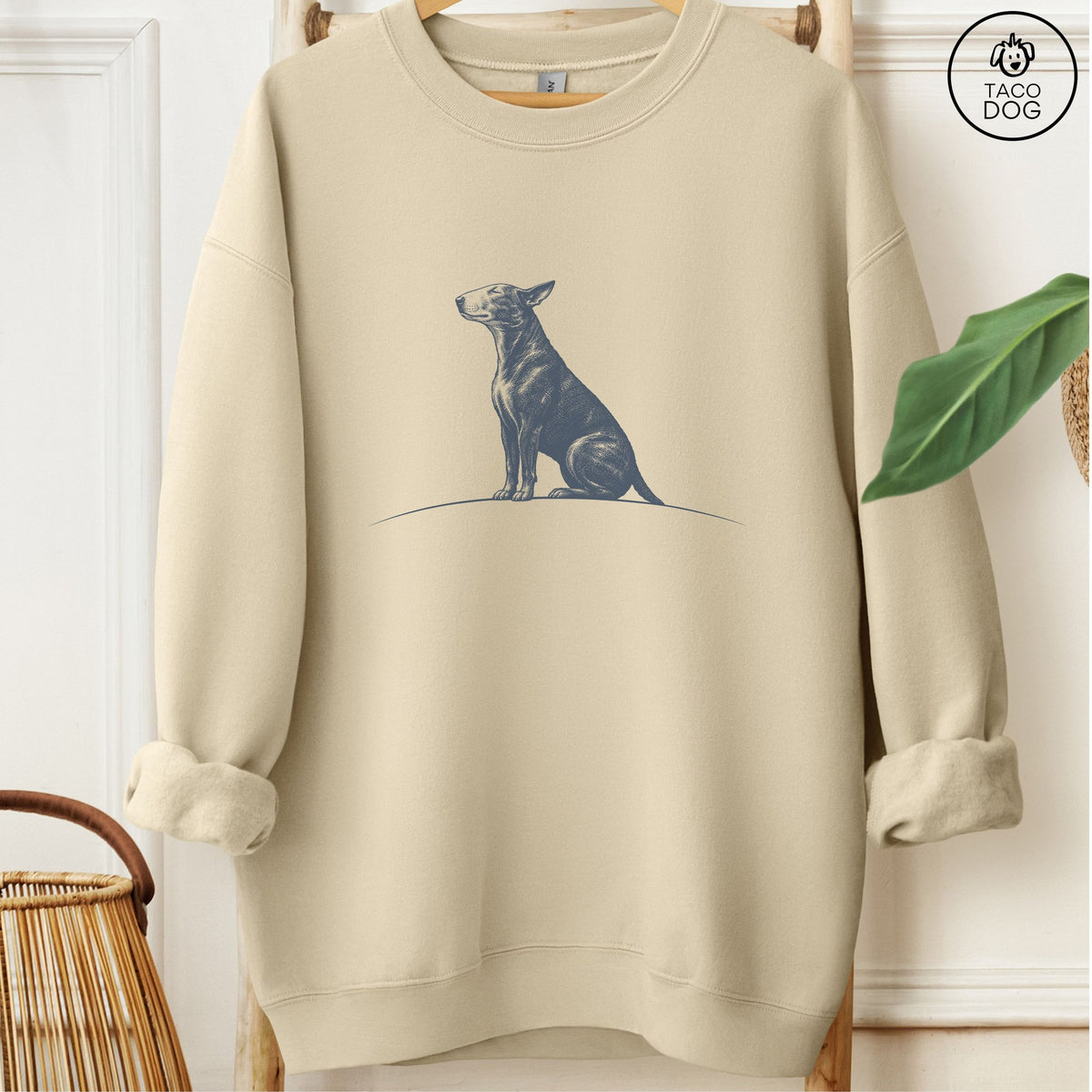 Bull Terrier Tail Wind Sweatshirt