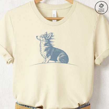 Corgi Tail Wind T-Shirt