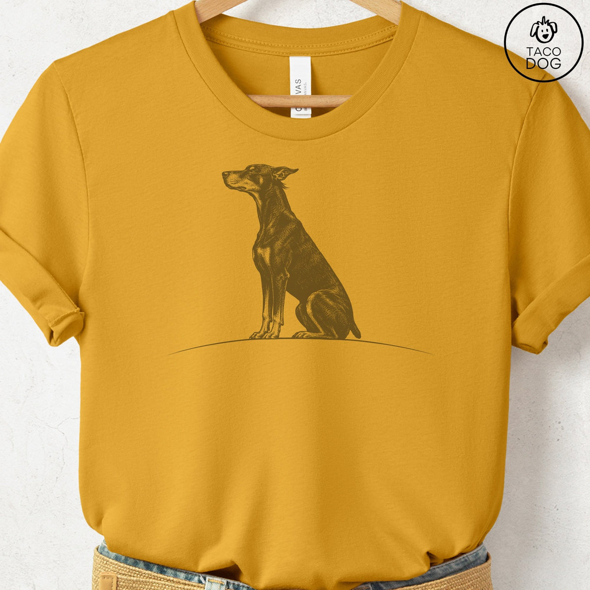 Doberman Tail Wind T-Shirt