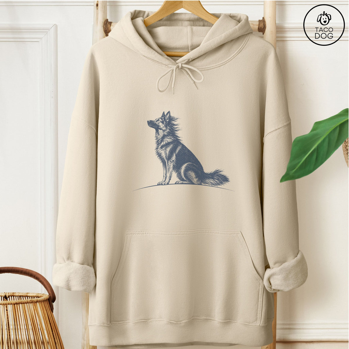 German Shepherd Tail Wind Hoodie