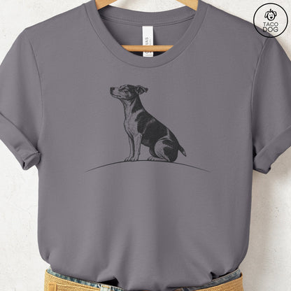 Jack Russell Tail Wind T-Shirt Storm Taco-Dog