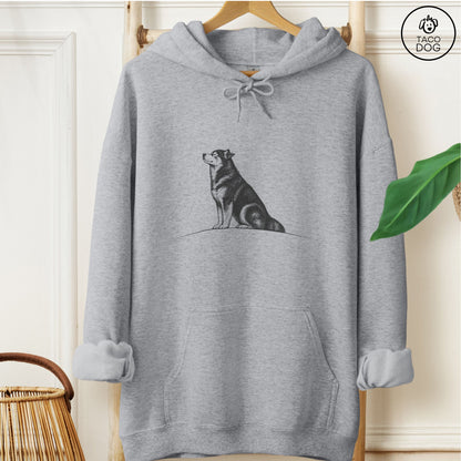 Malamute Tail Wind Hoodie