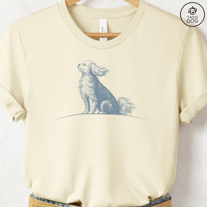 Maltese Tail Wind T-Shirt Natural Taco-Dog