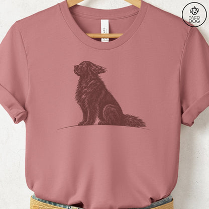 Newfoundland Tail Wind T-Shirt Heather Mauve Taco-Dog