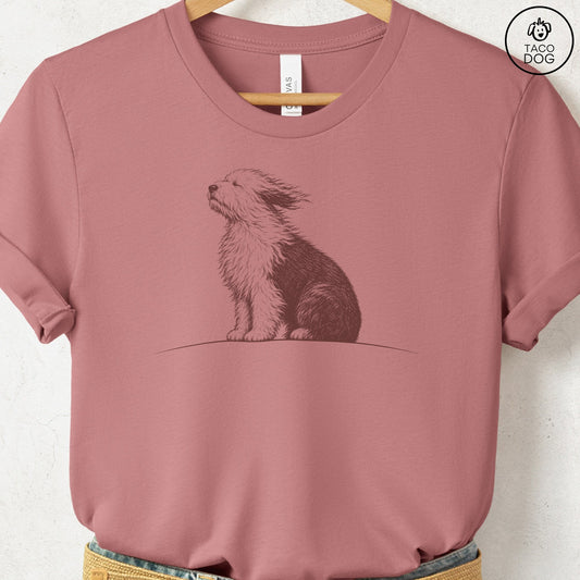 Old English Sheepdog Tail Wind T-Shirt