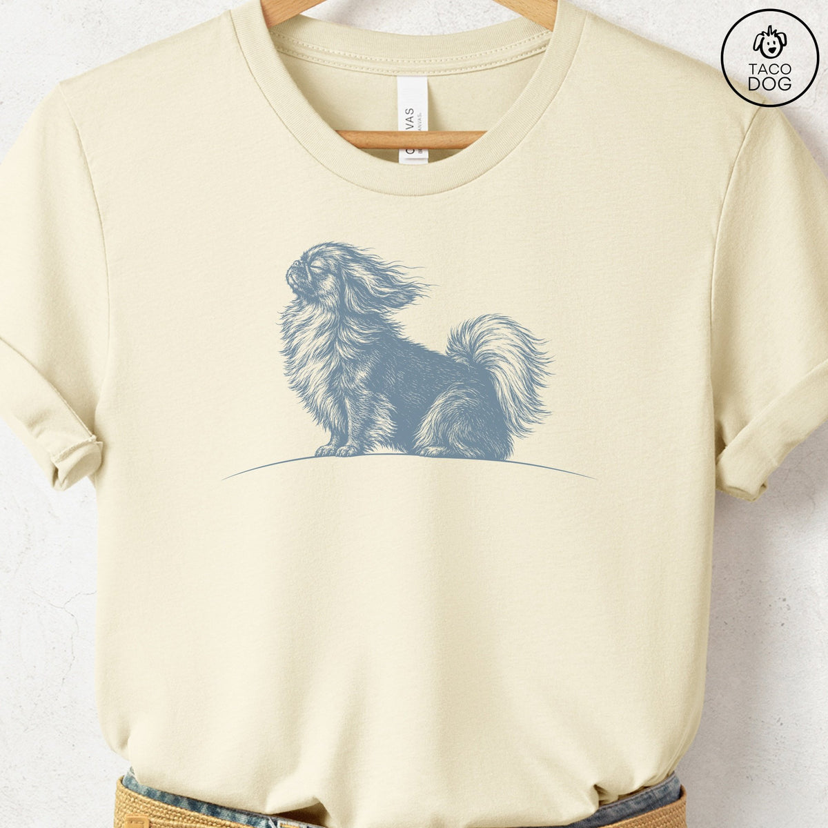 Pekingese Tail Wind T-Shirt
