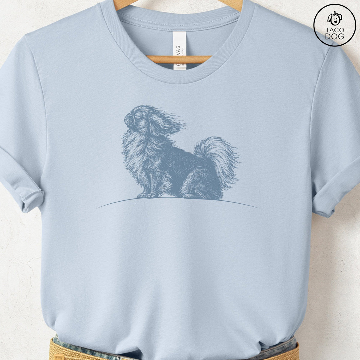 Pekingese Tail Wind T-Shirt