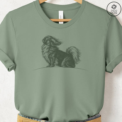 Pekingese Tail Wind T-Shirt
