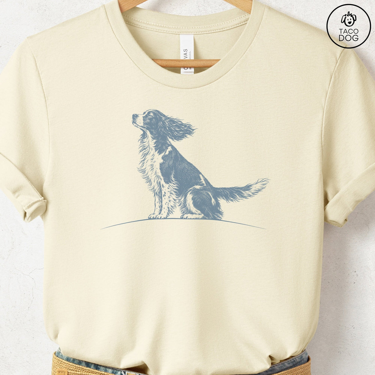 Springer Spaniel Tail Wind T-Shirt