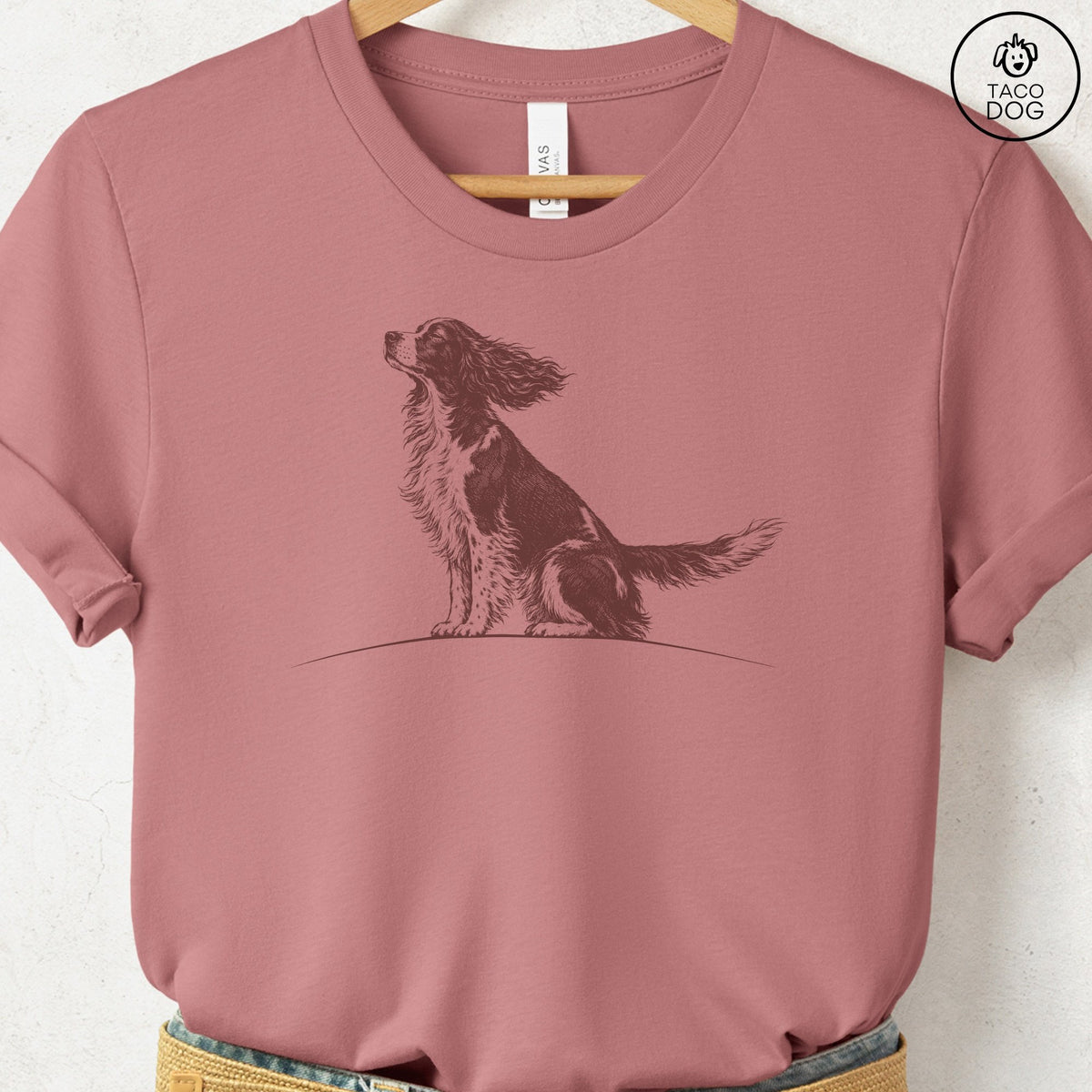 Springer Spaniel Tail Wind T-Shirt