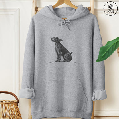 Wirehaired Pointing Griffon Tail Wind Hoodie