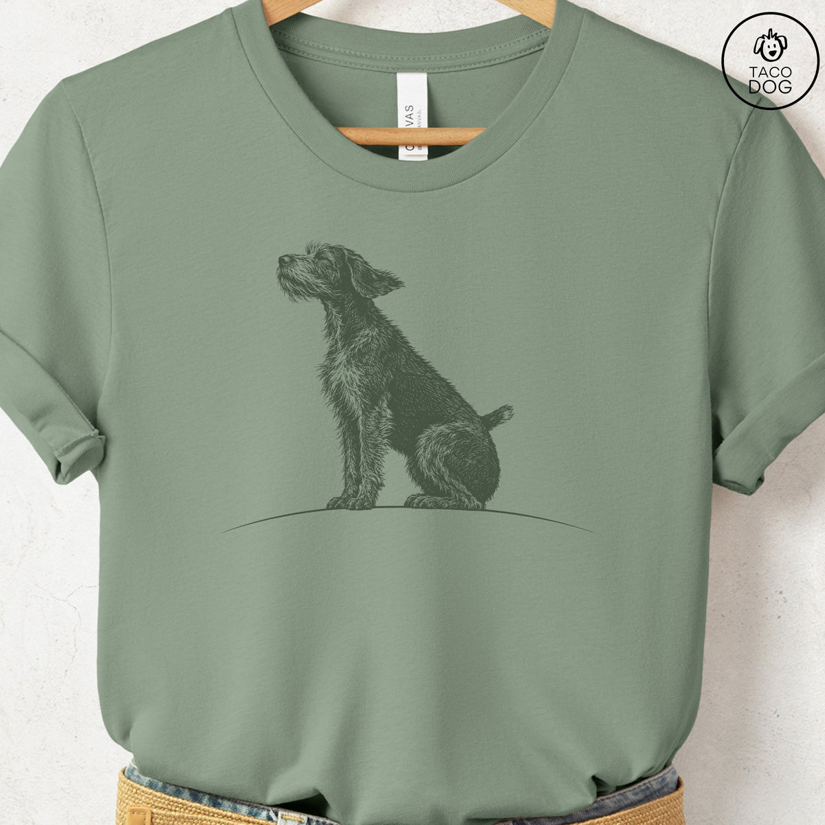 Wirehaired Pointing Griffon Tail Wind T-Shirt