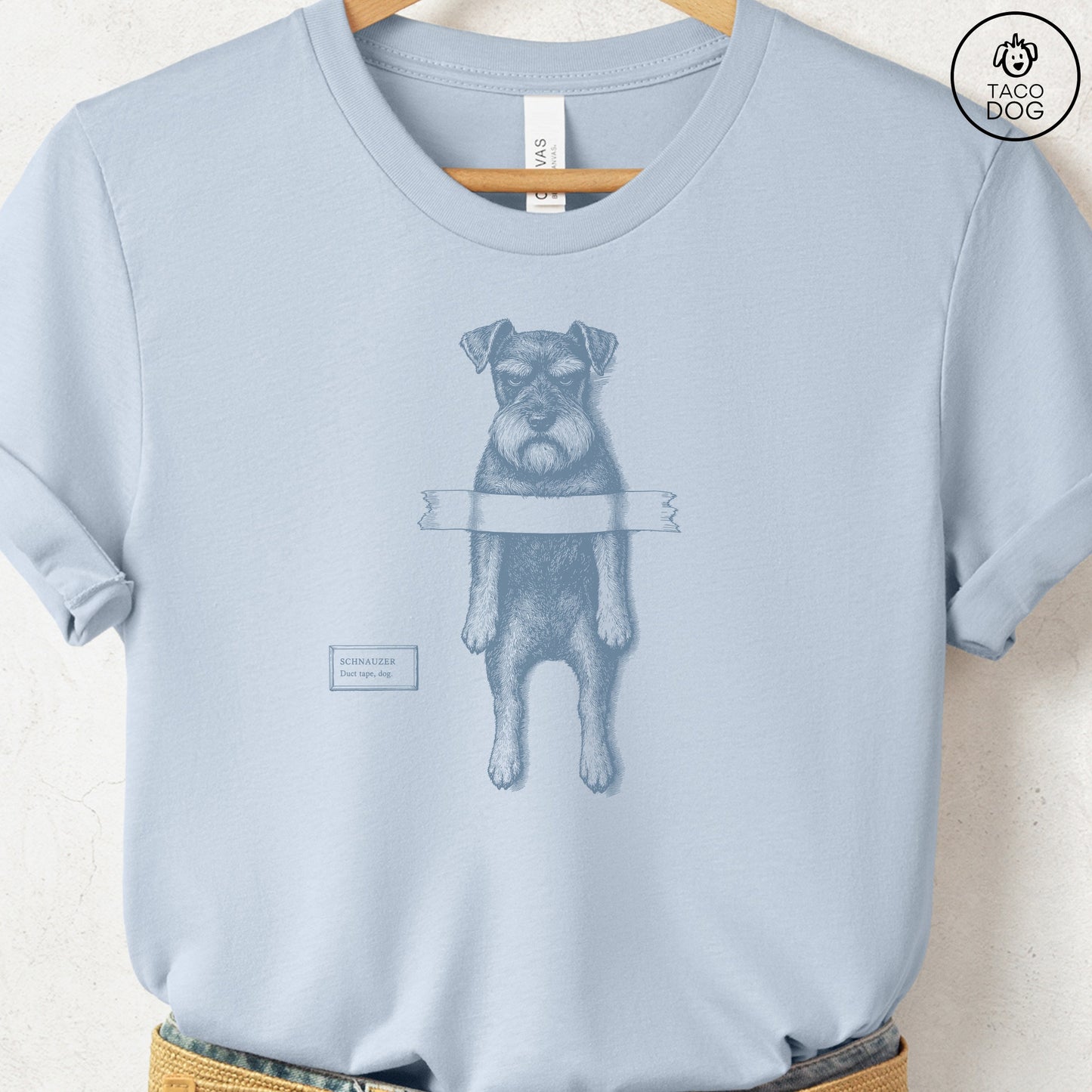Schnauzer Taped T-Shirt