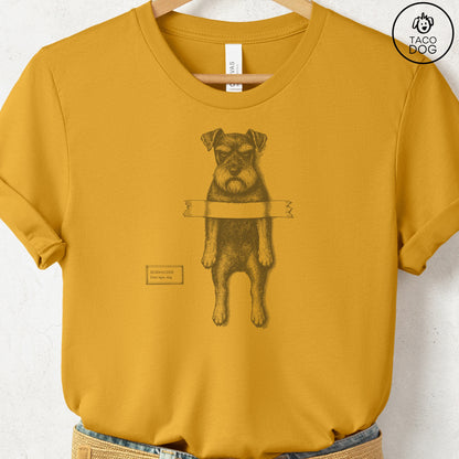 Schnauzer Taped T-Shirt