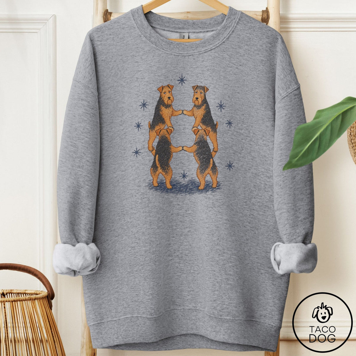Airedale The Ritual Sweatshirt Graphite Heather Taco-Dog