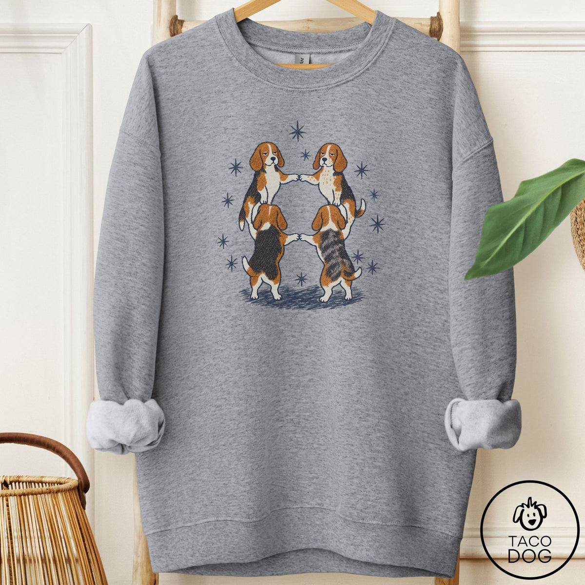 Beagle The Ritual Sweatshirt Graphite Heather Taco-Dog