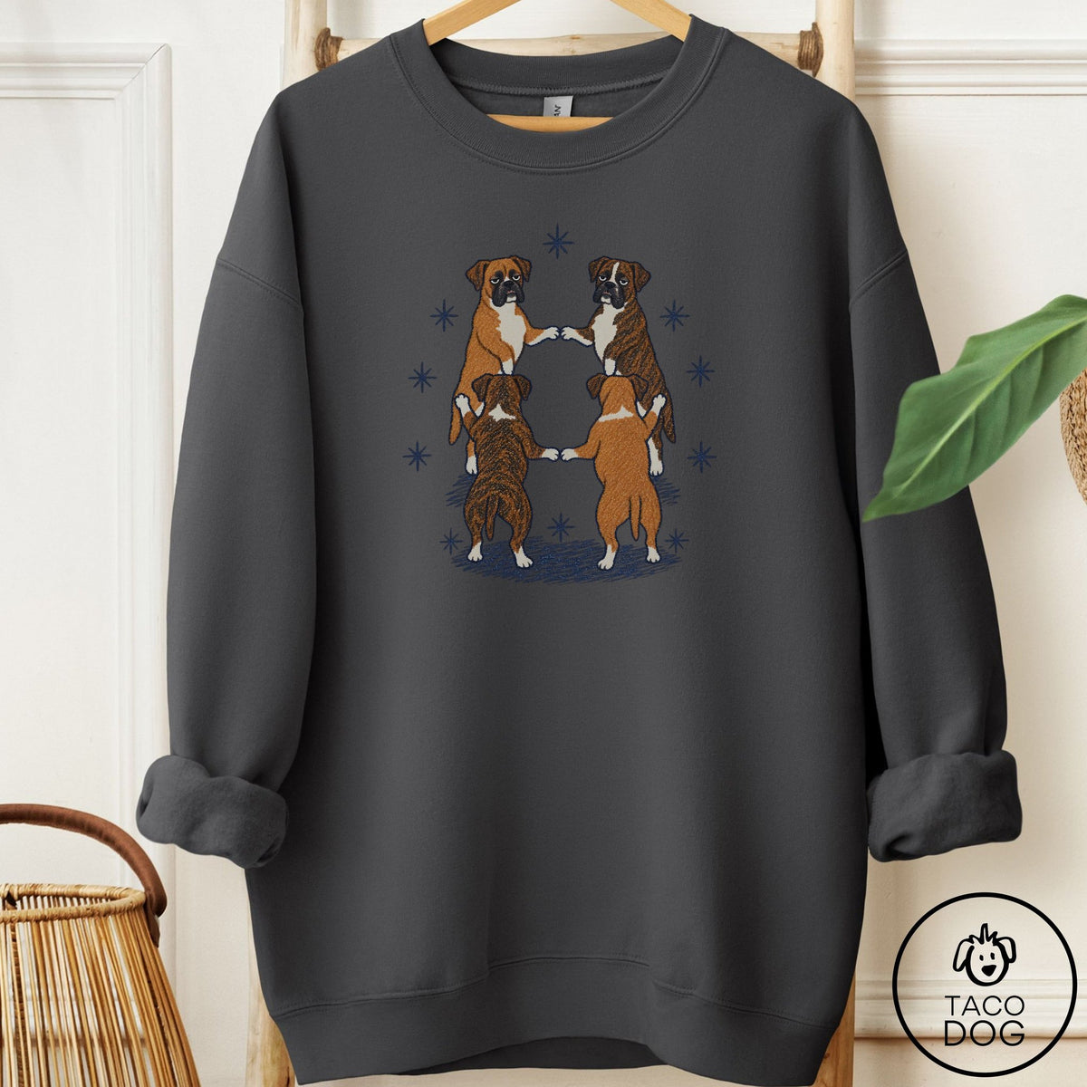 Boxer The Ritual Sweatshirt Charcoal Taco-Dog