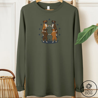 Boxer The Ritual Long Sleeve Tee Military Green Taco-Dog