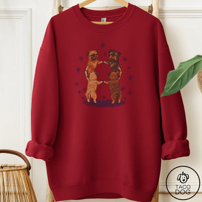 Brussels Griffon The Ritual Sweatshirt Garnet Taco-Dog