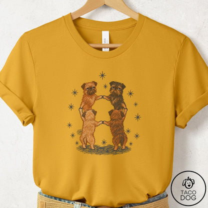 Brussels Griffon The Ritual T-Shirt Mustard Taco-Dog