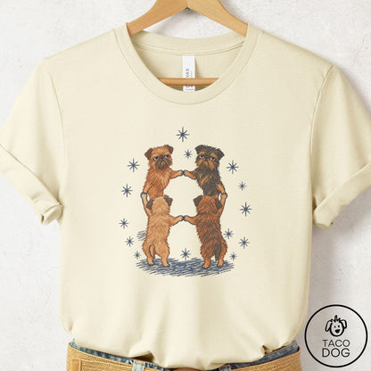 Brussels Griffon The Ritual T-Shirt Natural Taco-Dog