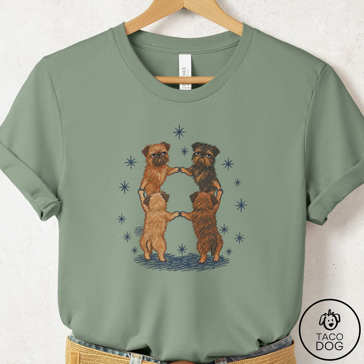 Brussels Griffon The Ritual T-Shirt Sage Taco-Dog