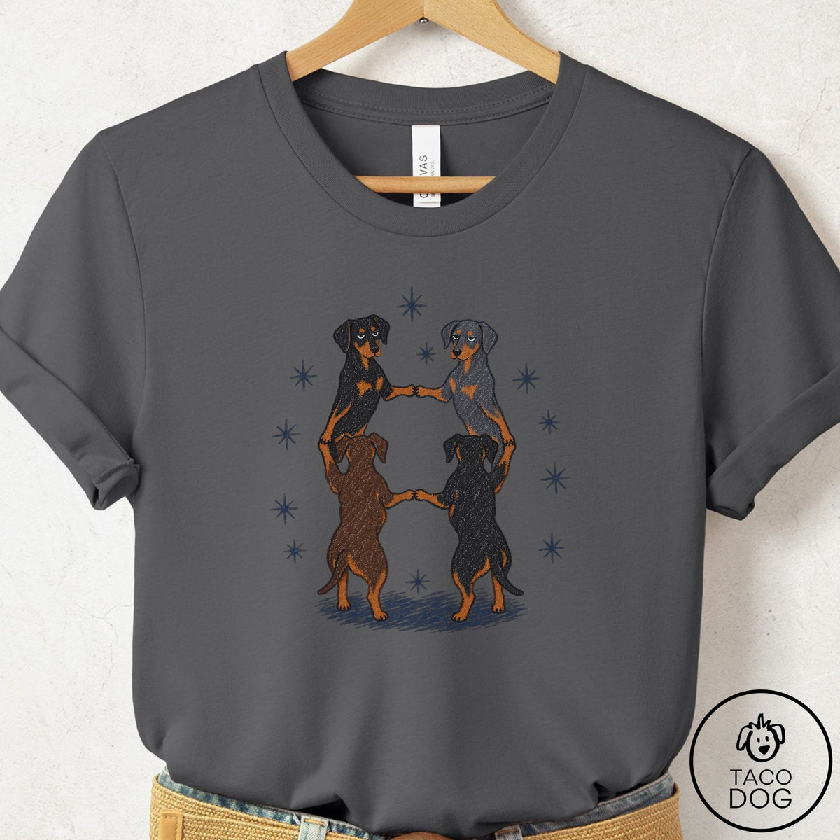 Doberman The Ritual T-Shirt Asphalt Taco-Dog