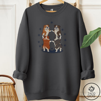 English Bulldog The Ritual Sweatshirt Charcoal Taco-Dog