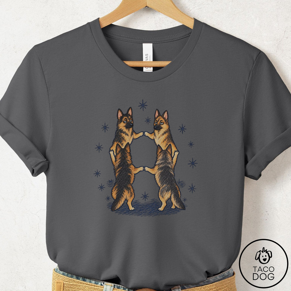 German Shepherd The Ritual T-Shirt Asphalt Taco-Dog