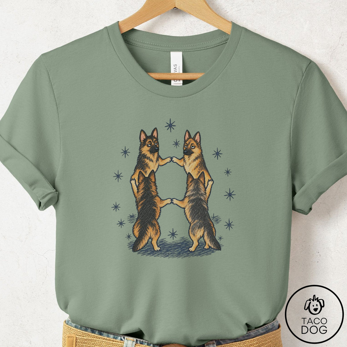 German Shepherd The Ritual T-Shirt Sage Taco-Dog