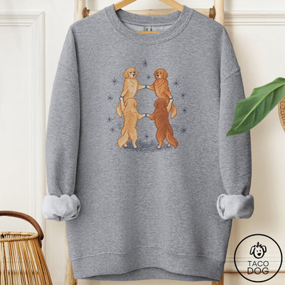 Golden Retriever The Ritual Sweatshirt Graphite Heather Taco-Dog