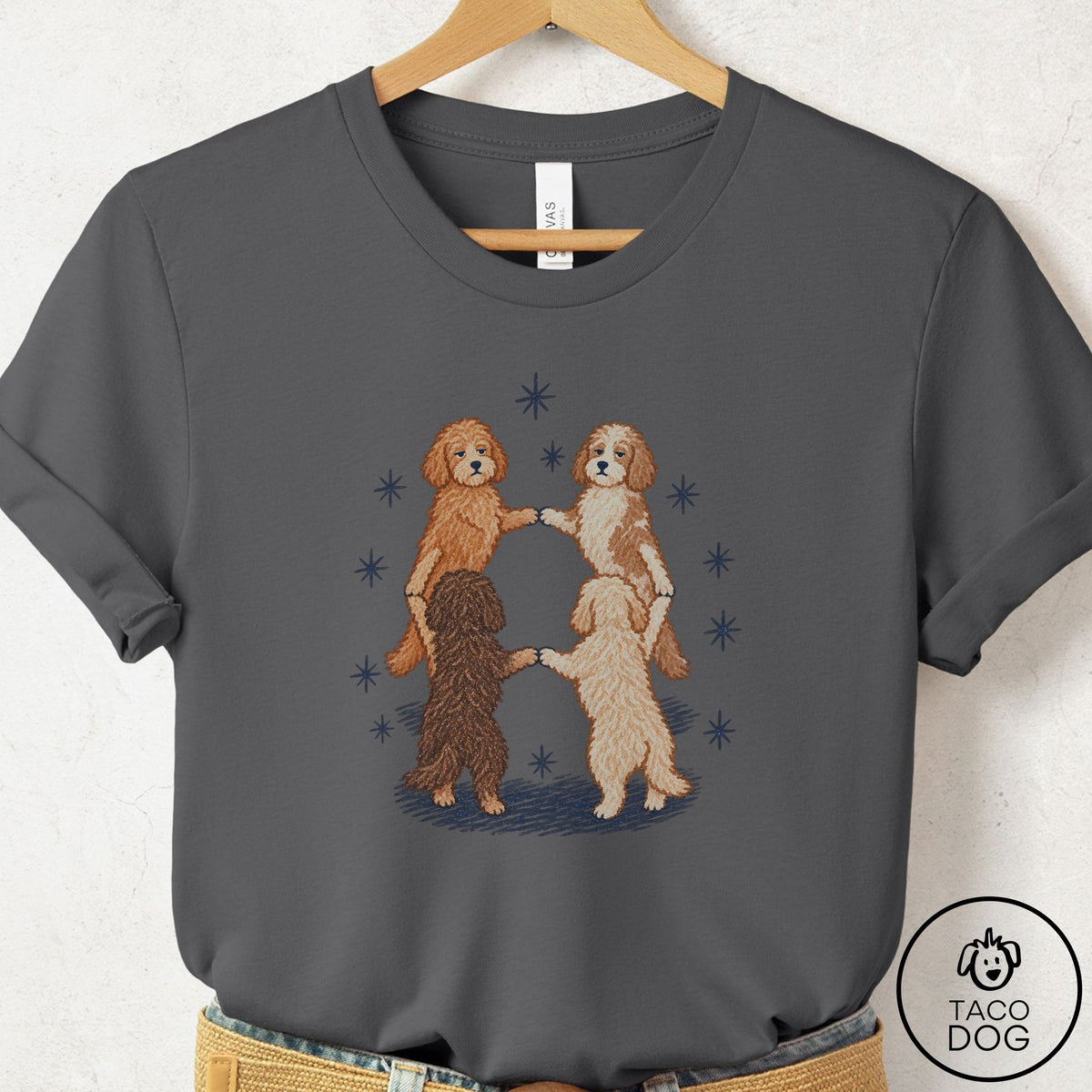 Doodle The Ritual T-Shirt Asphalt Taco-Dog