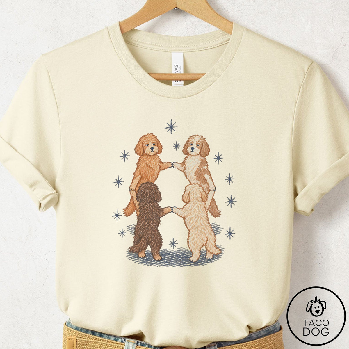 Doodle The Ritual T-Shirt Natural Taco-Dog