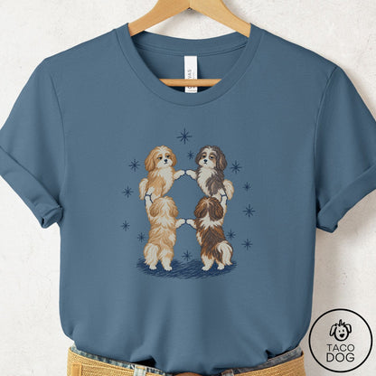 Havanese The Ritual T-Shirt Steel Blue Taco-Dog