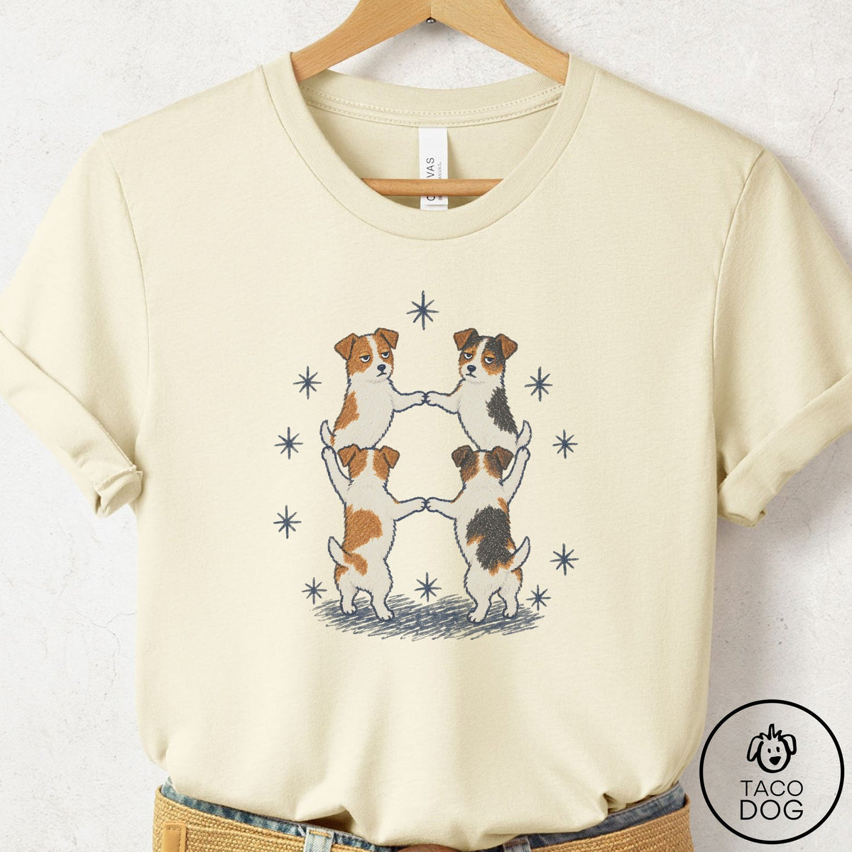 Jack Russell The Ritual T-Shirt Natural Taco-Dog