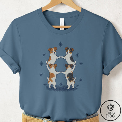 Jack Russell The Ritual T-Shirt Steel Blue Taco-Dog