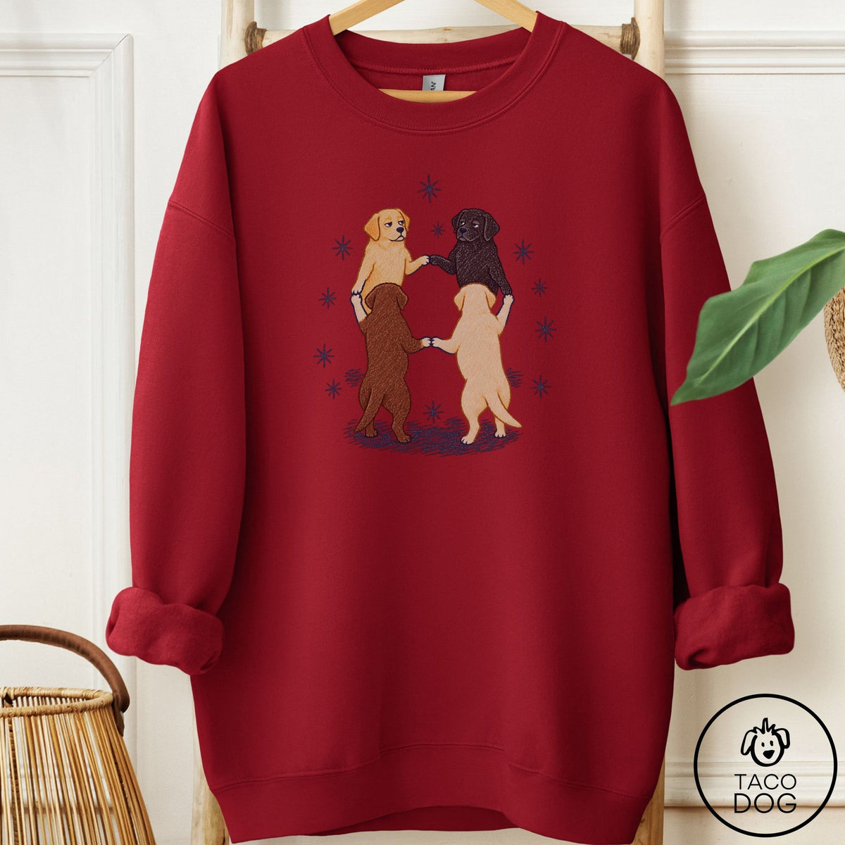 Labrador Retriever The Ritual Sweatshirt Garnet Taco-Dog