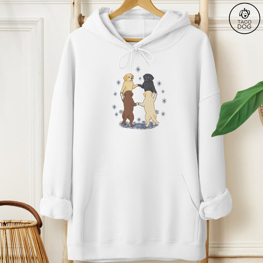 Labrador Retriever The Ritual Hoodie White Taco-Dog