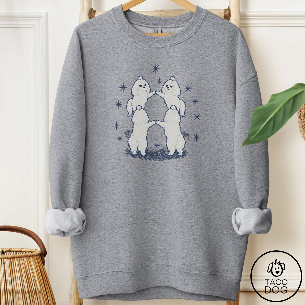 Maltese The Ritual Sweatshirt Graphite Heather Taco-Dog